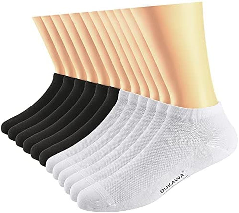 Women And Men Cotton No Show Hidden Boat Invisible Socks Black Soft comfort Breathable Low Cut Socks (3Black