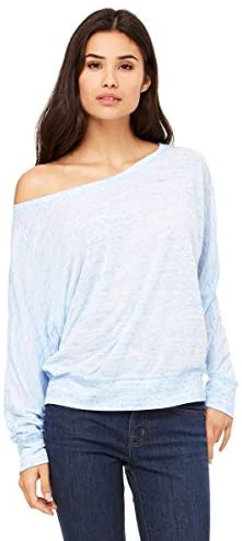 Bella Canvas Flowy L/S Off Shoulder Tee