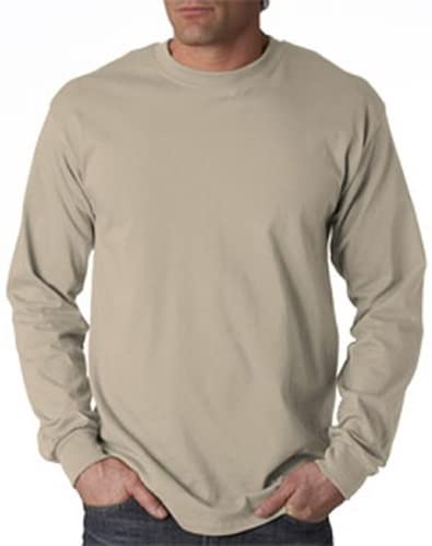 Gildan Ultra Cotton 6 oz. Long-Sleeve T-Shirt (G240) MILITARY GREEN