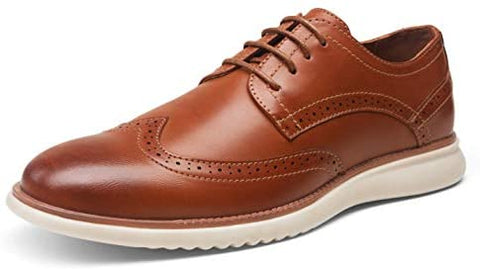Men's Dress Shoes Brogue Formal Lace Up Oxfords Shoes