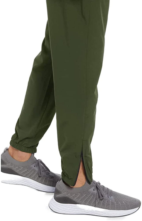 Men's Casual Jogging Track Pants with Pockets Loose Casual Slit Side Pajama Pants