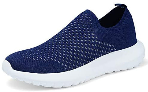 konhill Women’s Tennis Walking Shoes - Comfortable Athletic Work Slip on Sneakers