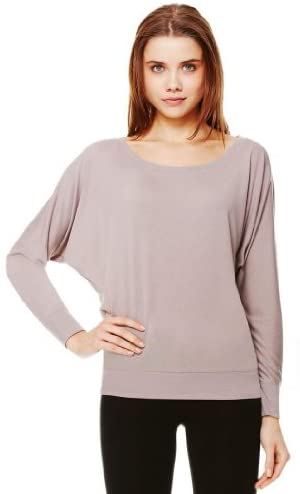 Bella Canvas Flowy L/S Off Shoulder Tee