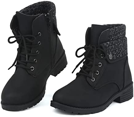 MUSSHOE Ankle Boots For Women Comfortable Warm Women's Ankle Boots & Booties