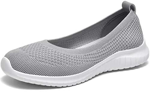 konhill Women's Comfortable Walking Shoes - Tennis Athletic Casual Slip On Sneakers