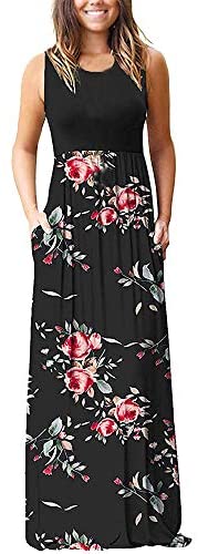 Women's Floral Print Autumn Maxi Short Sleeve Dress Sexy Long Casual Dresses