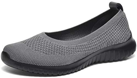 konhill Women's Comfortable Walking Shoes - Tennis Athletic Casual Slip On Sneakers