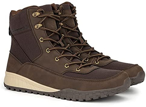 X RAY Reserved Footwear New York Men Meson Fashion Casual Synthetic Leather High Top Sneakers, Hook and Eye Lace-Up, Apron Toe, Thermoplastic Rubber Outsole