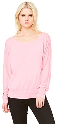 Bella Canvas Flowy L/S Off Shoulder Tee