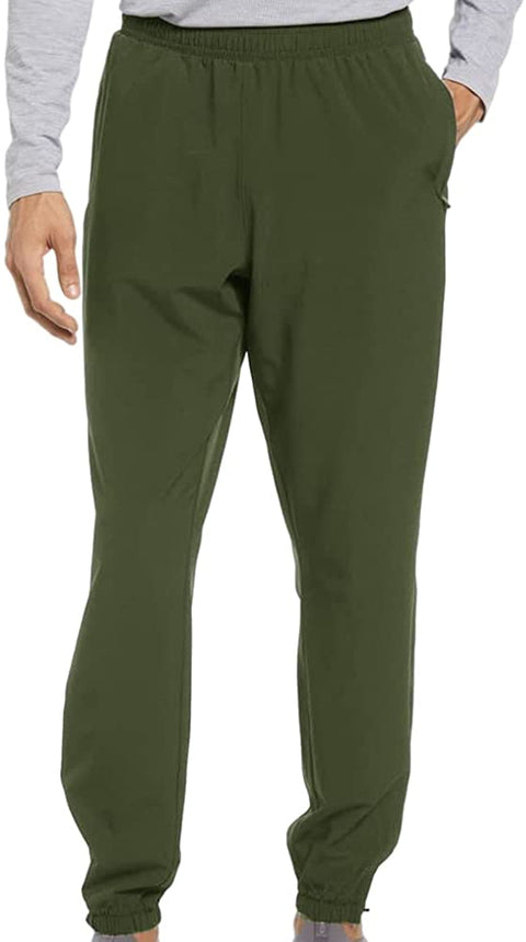 Men's Casual Jogging Track Pants with Pockets Loose Casual Slit Side Pajama Pants