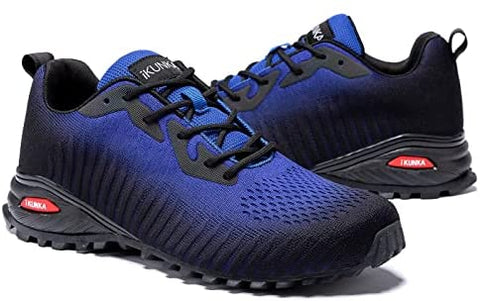ikunka Womens Men's Tennis Shoes Men Casual Mens Fashion Sneakers Cross Training Shoe Outdoor Non-Slip Walking Footwear