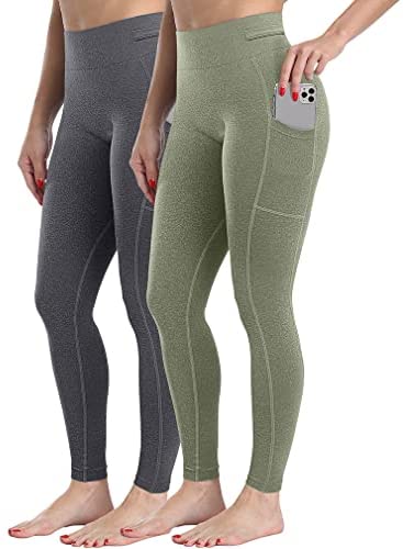 Women's 2 Pack Seamless High Waisted Yoga Pants