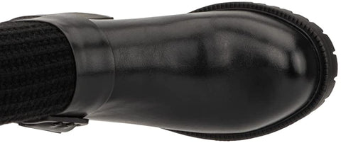Torgeis Women's Lowell Fashion,Supple faux leather, Buckle Tall Boot, Round Toe, Thermoplastic rubber Outsole