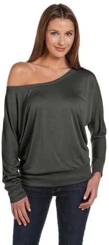 Bella Canvas Flowy L/S Off Shoulder Tee