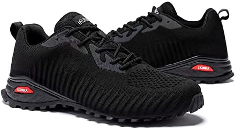 ikunka Womens Men's Tennis Shoes Men Casual Mens Fashion Sneakers Cross Training Shoe Outdoor Non-Slip Walking Footwear