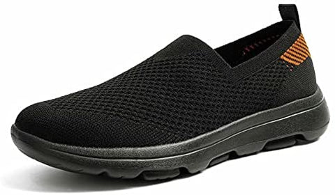 konhill Women’s Tennis Walking Shoes - Comfortable Athletic Work Slip on Sneakers