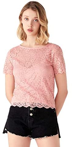 Women's Lace Fashion Tops/Crop/T-Shirt/Tank/Midi