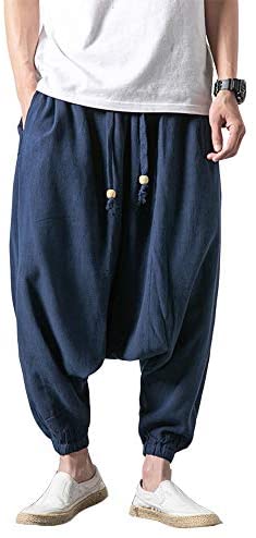Men's Aladdin Hippie Loose Baggy Yoga Harem Pants