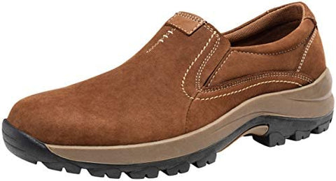 Men's Jungle Moc Casual Loafers Leather Slip-on Walking Shoes