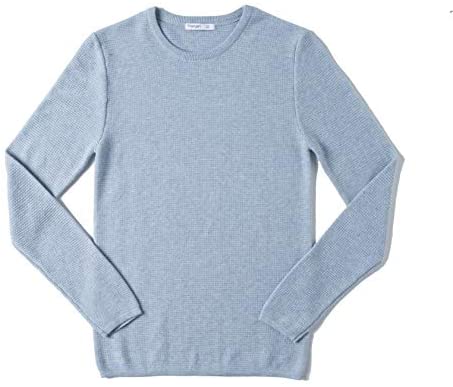 Boys' Long Sleeve Crew Neck Cotton Sweater