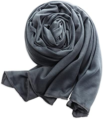 Vabovin stretch jersey long scarf light weight turban for women head wraps 71 * 32 inches