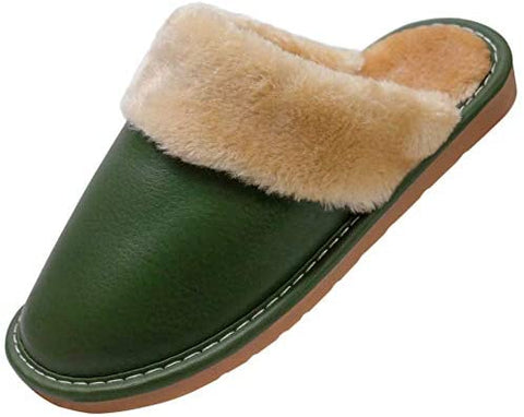 konhill Women's Memory Foam Slippers - Indoor Outdoor Comfy Warm Plush House Bedroom Non Slip Shoes