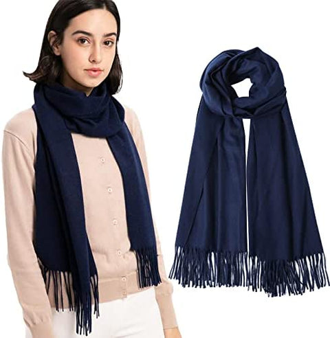 Pashmina Shawl and Wrap for Women Warm Pashmina Scarf Shawl Wrap Cashmere Feel Large Soft Wrap Warm Stole