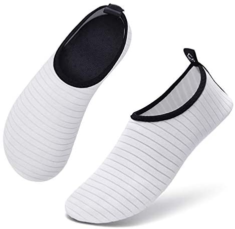 mysoft Women Men Water Shoes Barefoot Sports Aqua Yoga Socks for Beach Swim