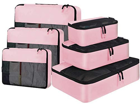 BAGAIL 6 Set / 8 Set Packing Cubes Luggage Packing Organizers for Travel Accessories