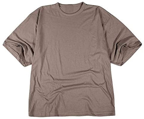 Men's Oversized Round Neck Solid T Shirt