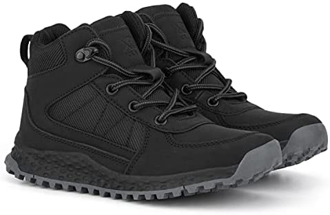 X RAY Footwear Boys Panther High-Top Casual Walking Fashion Faux Leather Shoe Sneaker, Round Toe, Thermoplastic Rubber Outsole