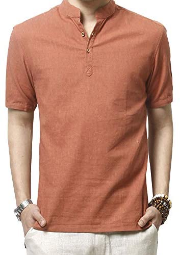 Men's Solid Button Closure Shirts