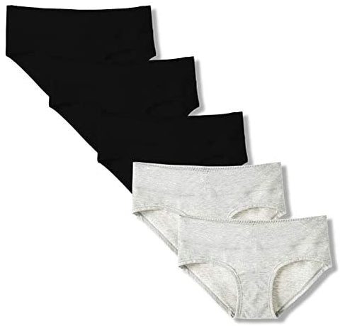 Women's Boxer Briefs 5 Pack Bamboo Viscose Soft Breathable Underwear for Women
