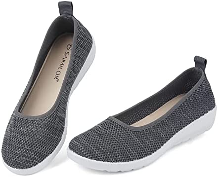 Samilor Breathable Mesh Loafers for Women Slip On Walking Shoes Platform Fashion Sneakers