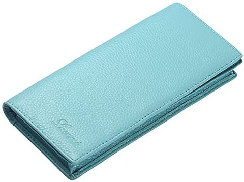 Lavemi RFID Blocking Ultra Slim Real Leather Credit Card Holder Clutch Wallets for Women