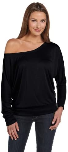 Bella Canvas Flowy L/S Off Shoulder Tee