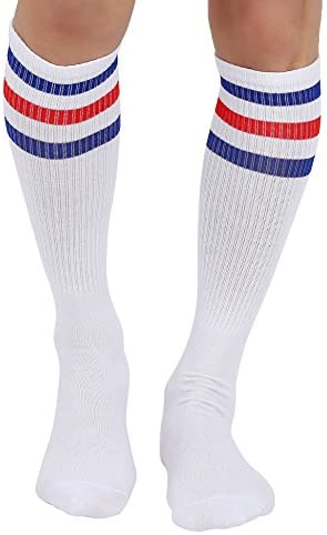 Joulli White Knee High Tube Socks 1-3 Pairs
