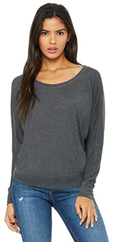 Bella Canvas Flowy L/S Off Shoulder Tee