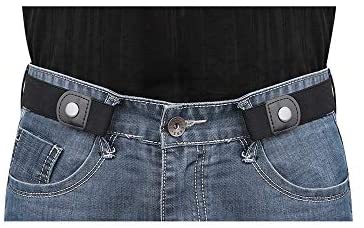 No Buckle Invisible Elastic Stretch Belt for Men/Women Fits waist 24-50in Father Day Gift