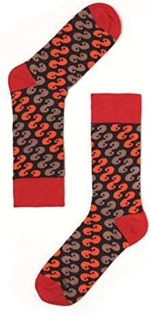 UIN Men Women's Sneaker Sock Art Painted Color Cotton Breathable Socks