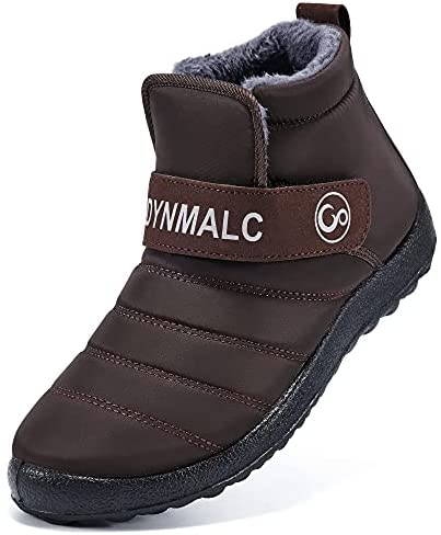 Womens Winter Snow Boots Waterproof Slip On Ankle Booties Fashion Warm Fur Lined Short Boot Comfortable Outdoor Work Shoes