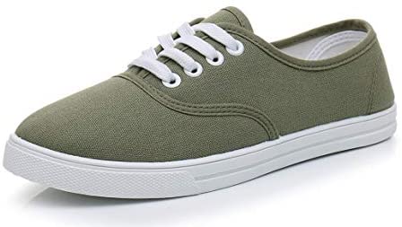 VenusCelia Women's Rainbow Canvas Lace Up SneakerⅡ
