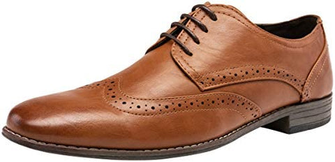 Men's Oxford Plain Toe Dress Shoes Classic Formal Derby Shoes