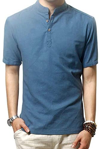 Men's Solid Button Closure Shirts