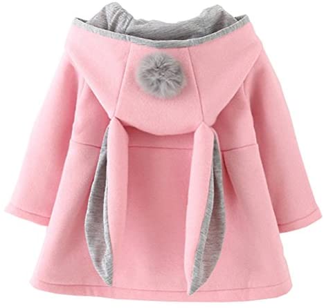 MINKIDFASHION Baby Girls Winter Autumn Cotton Warm Jacket Coat