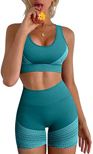 Women's Yoga 2 Piece Seamless Workout Outfits
