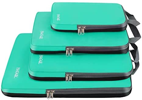 BAGAIL 4 Set/5 Set/6 Set Compression Packing Cubes Travel Expandable Packing Organizers