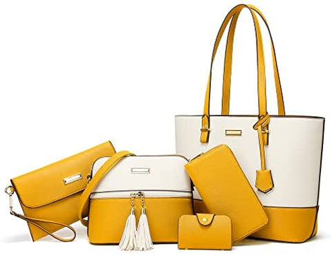 YNIQUE Satchel Purses and Handbags for Women Shoulder Tote Bags Wallets
