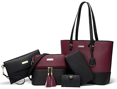 YNIQUE Satchel Purses and Handbags for Women Shoulder Tote Bags Wallets