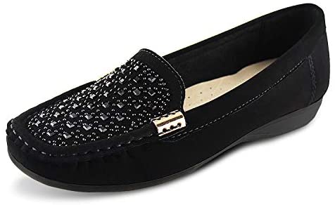 Women's Slip-on Loafers Flat Casual Driving Shoes